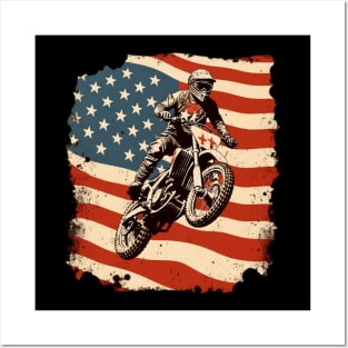 dirt bike 4th of July Posters and Art